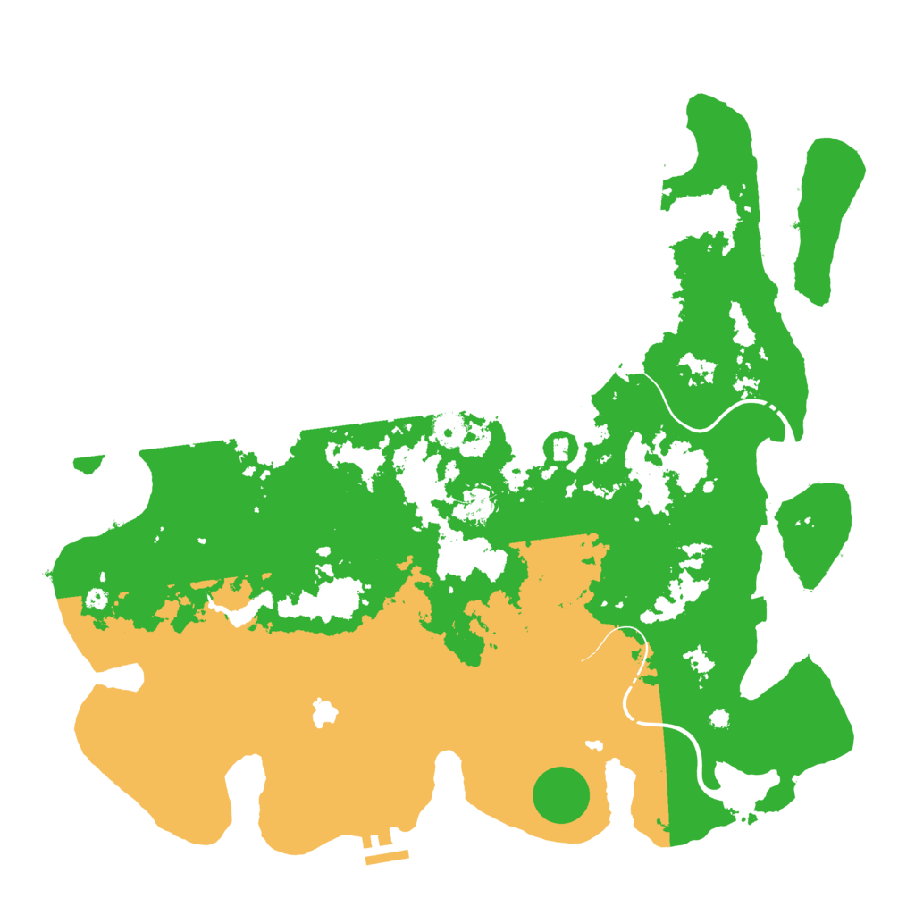 Biome Rust Map: Procedural Map, Size: 4250, Seed: 263384002