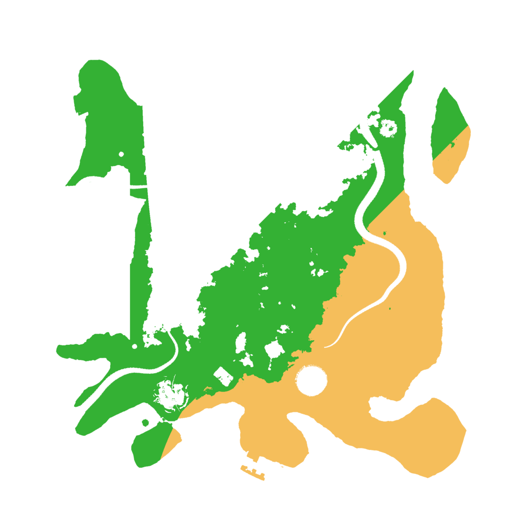 Biome Rust Map: Procedural Map, Size: 3000, Seed: 78956656