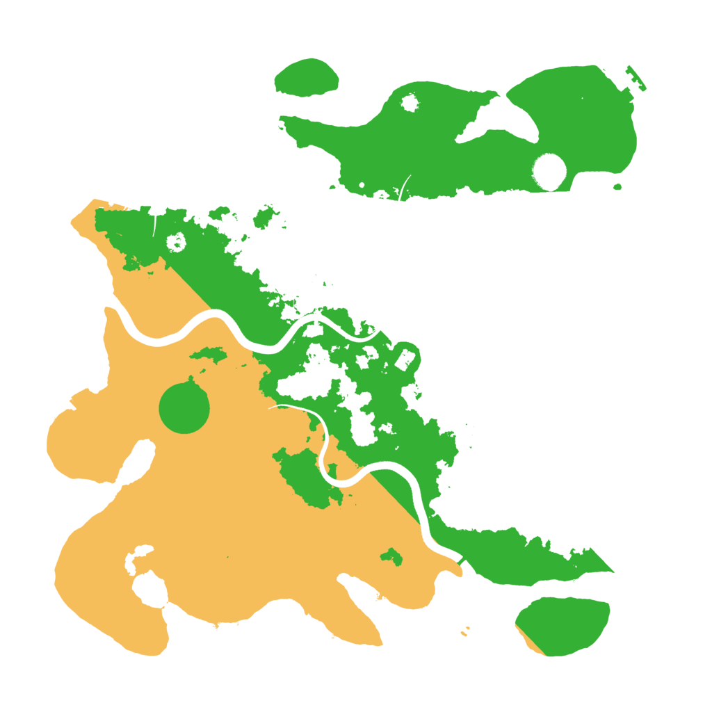 Biome Rust Map: Procedural Map, Size: 3700, Seed: 1335782044