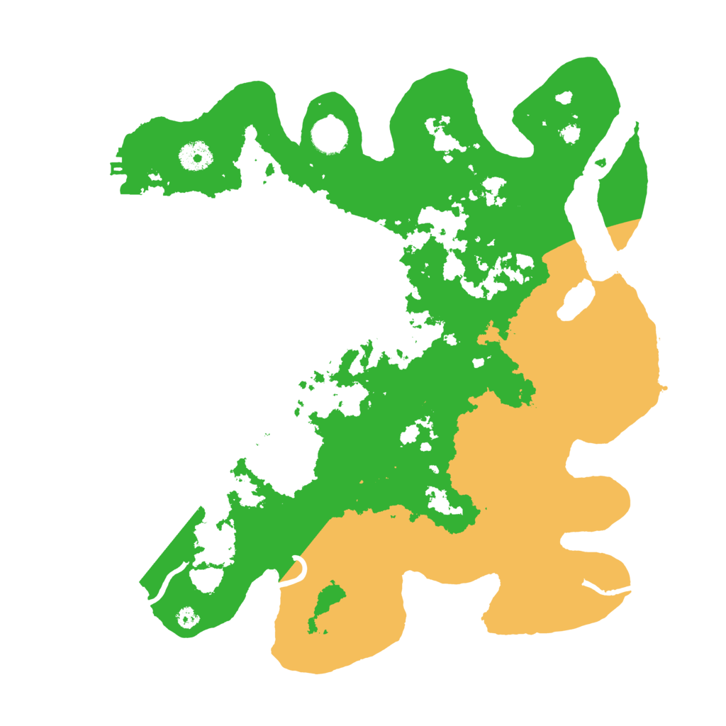 Biome Rust Map: Procedural Map, Size: 3500, Seed: 308991691