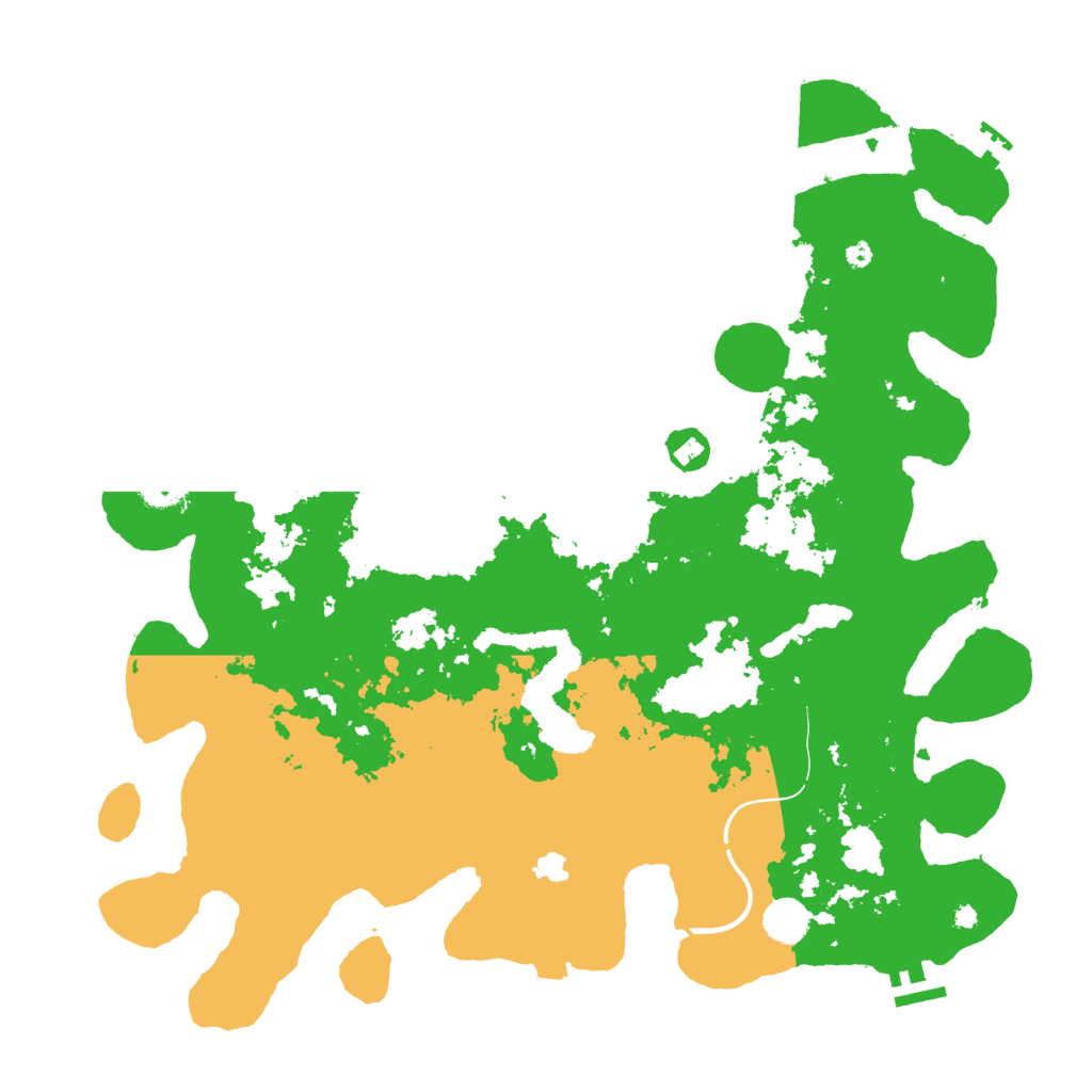 Biome Rust Map: Procedural Map, Size: 4250, Seed: 72807296