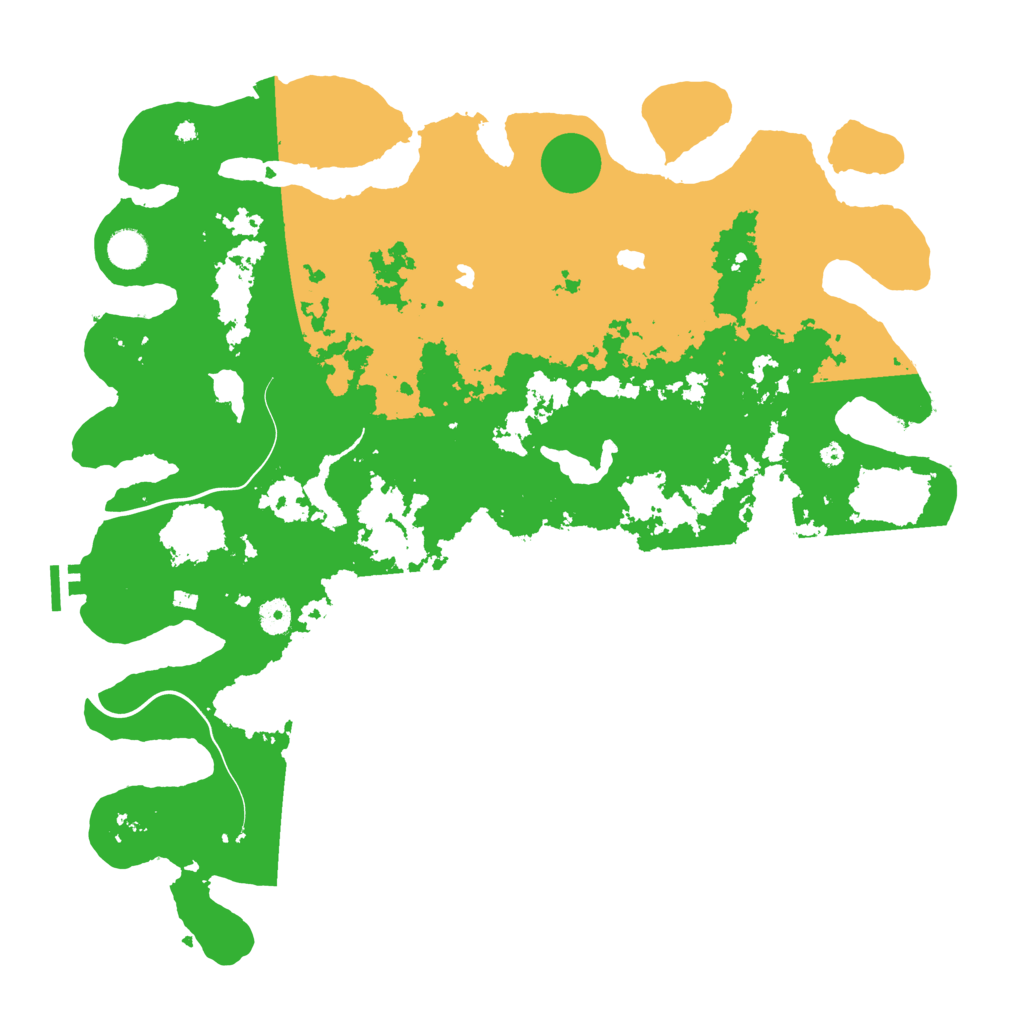 Biome Rust Map: Procedural Map, Size: 4500, Seed: 1038334348