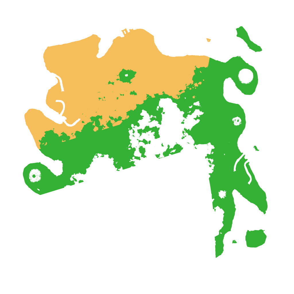 Biome Rust Map: Procedural Map, Size: 3500, Seed: 1181152315
