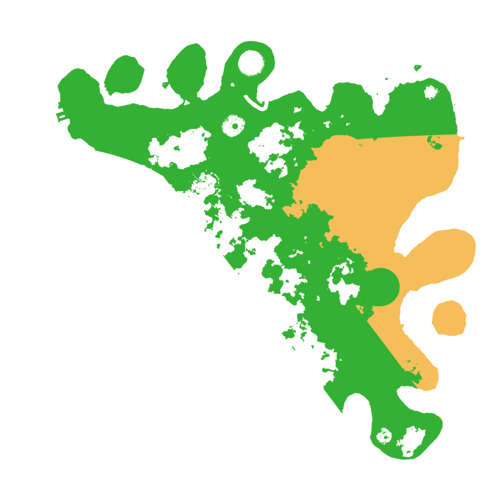 Biome Rust Map: Procedural Map, Size: 3500, Seed: 795059