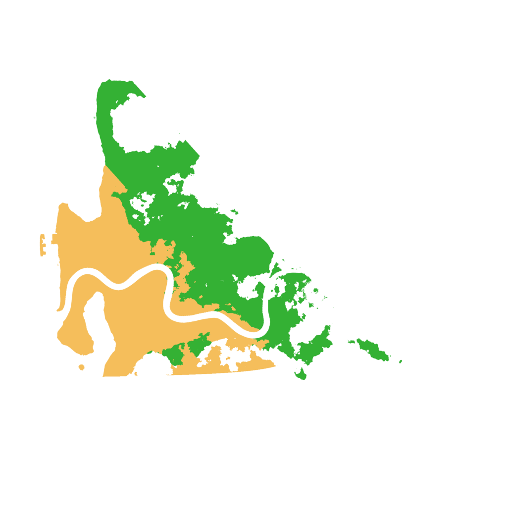 Biome Rust Map: Procedural Map, Size: 3500, Seed: 90133010
