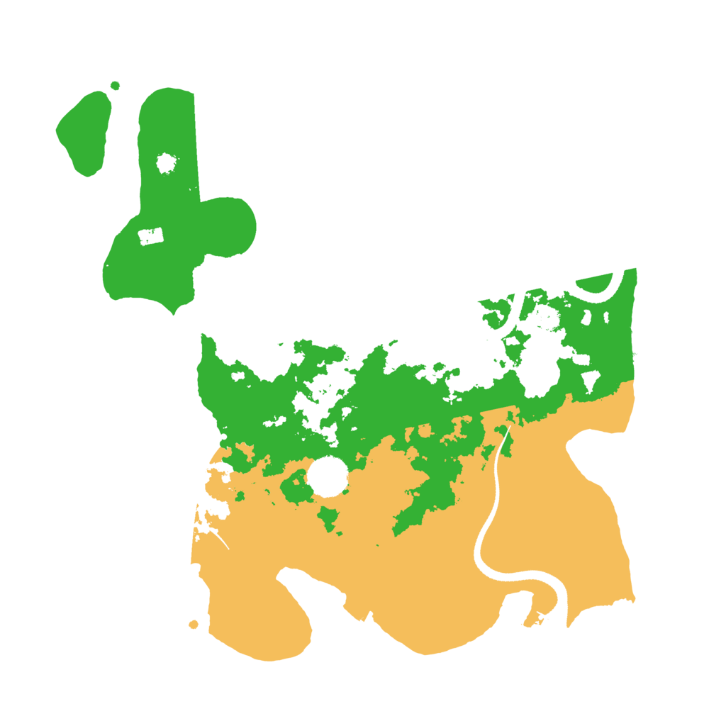 Biome Rust Map: Procedural Map, Size: 3250, Seed: 444246775