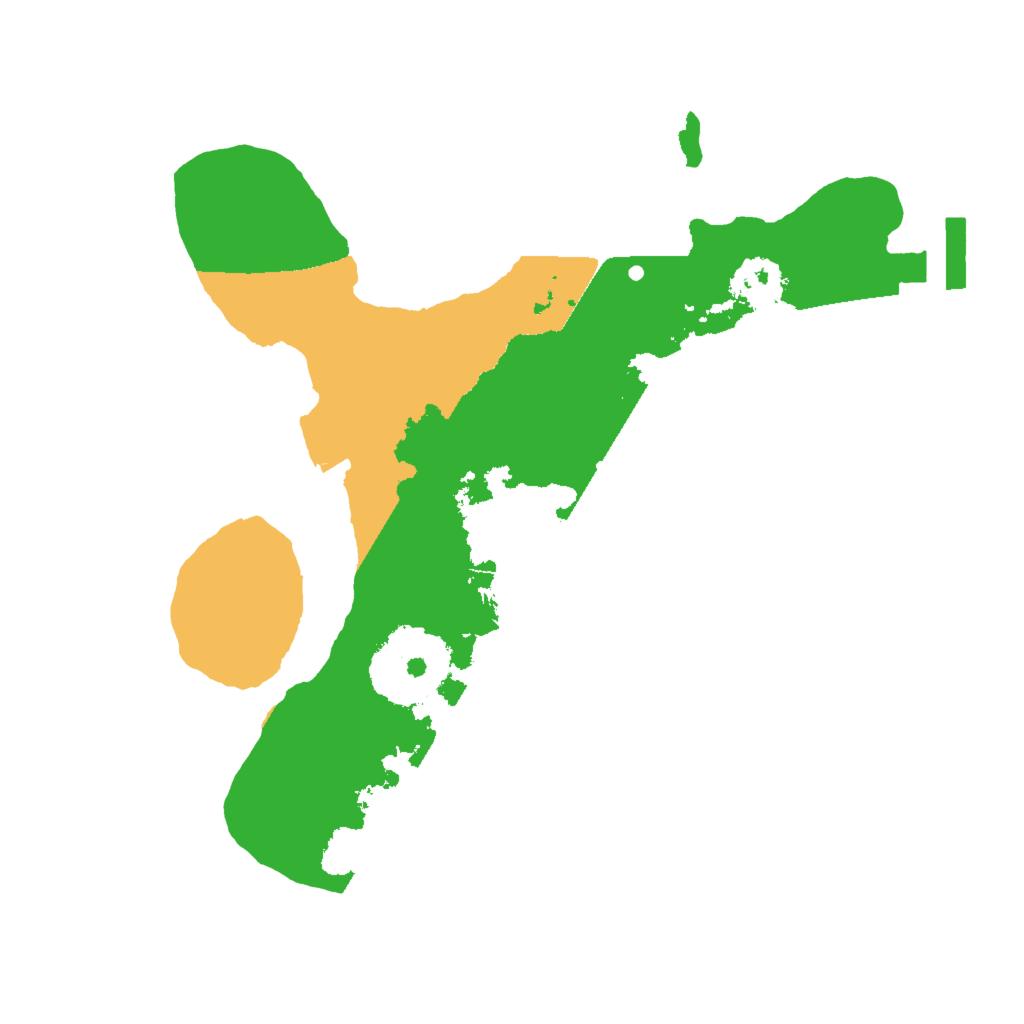 Biome Rust Map: Procedural Map, Size: 2000, Seed: 90391280