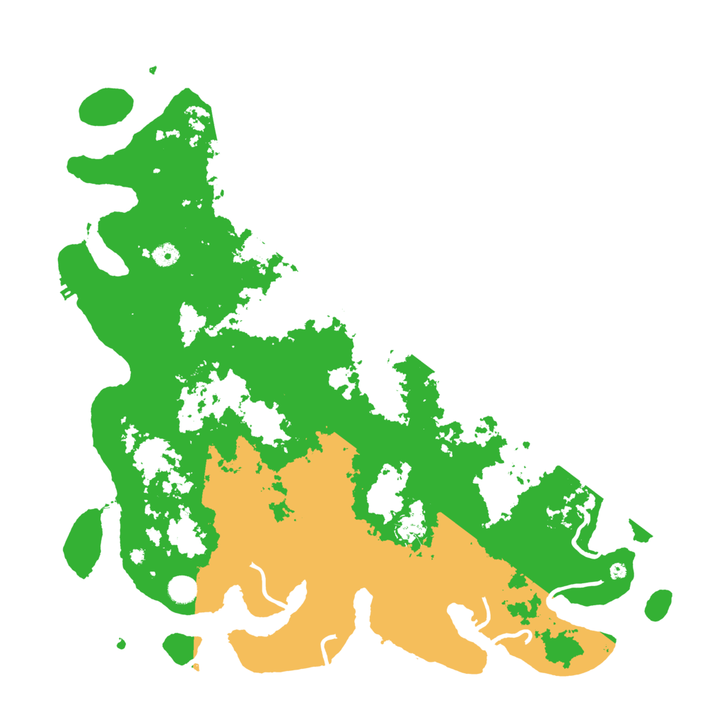 Biome Rust Map: Procedural Map, Size: 4500, Seed: 5264743