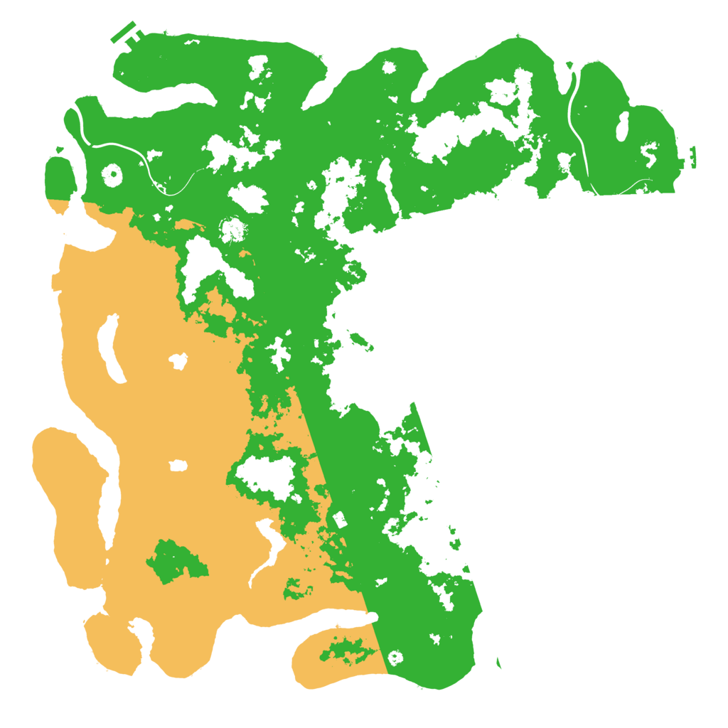Biome Rust Map: Procedural Map, Size: 5000, Seed: 68977