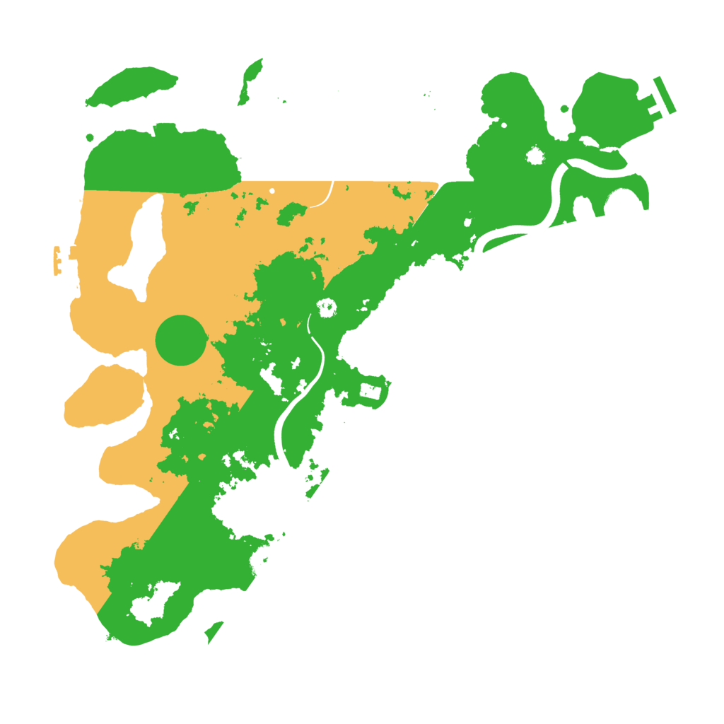 Biome Rust Map: Procedural Map, Size: 3750, Seed: 338291453