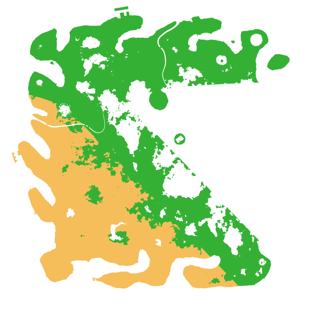 Biome Rust Map: Procedural Map, Size: 4500, Seed: 573317589