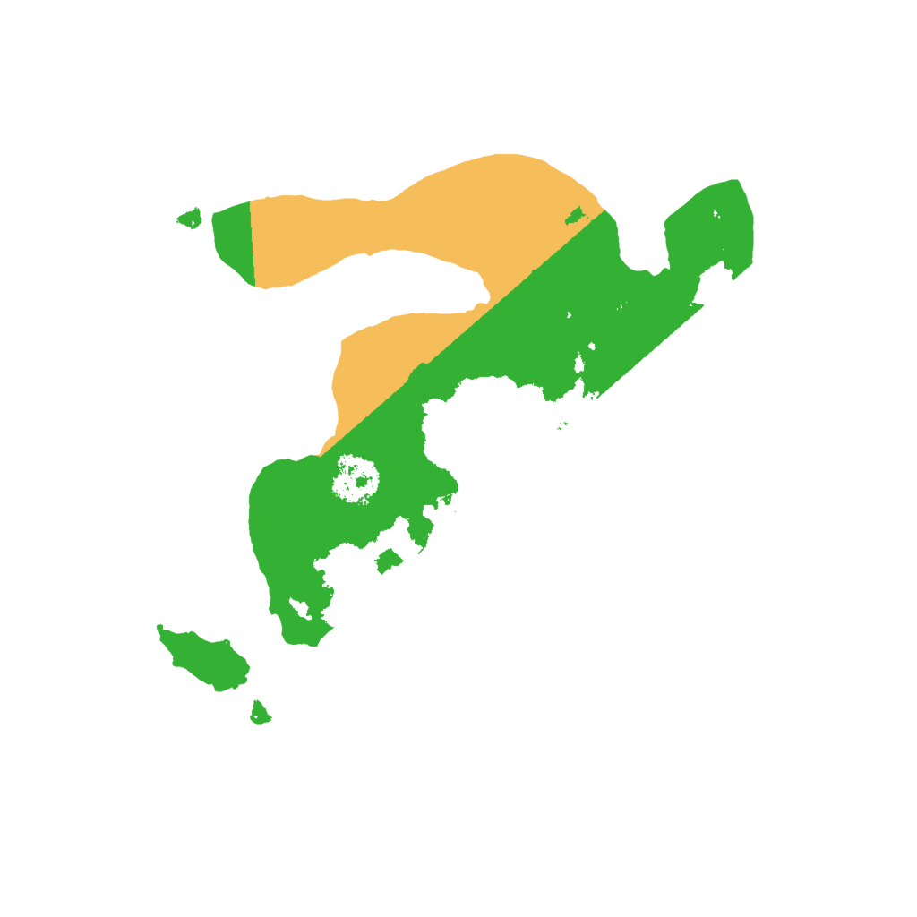 Biome Rust Map: Procedural Map, Size: 2000, Seed: 982193237