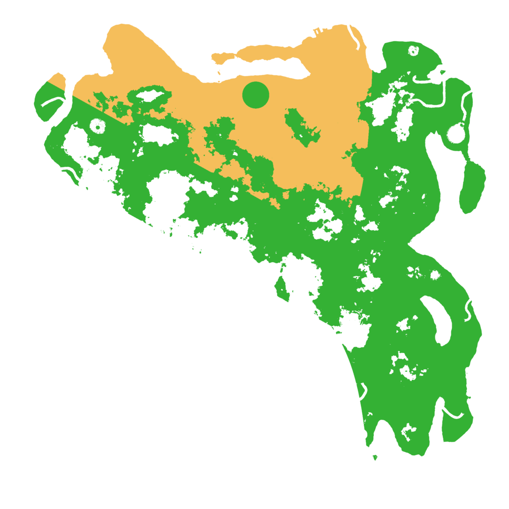 Biome Rust Map: Procedural Map, Size: 5000, Seed: 2334
