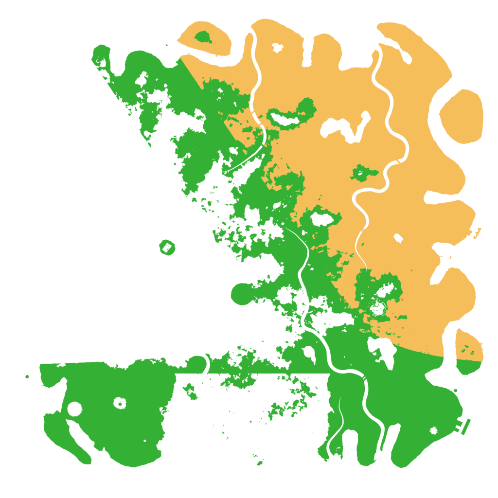 Biome Rust Map: Procedural Map, Size: 6000, Seed: 19111911