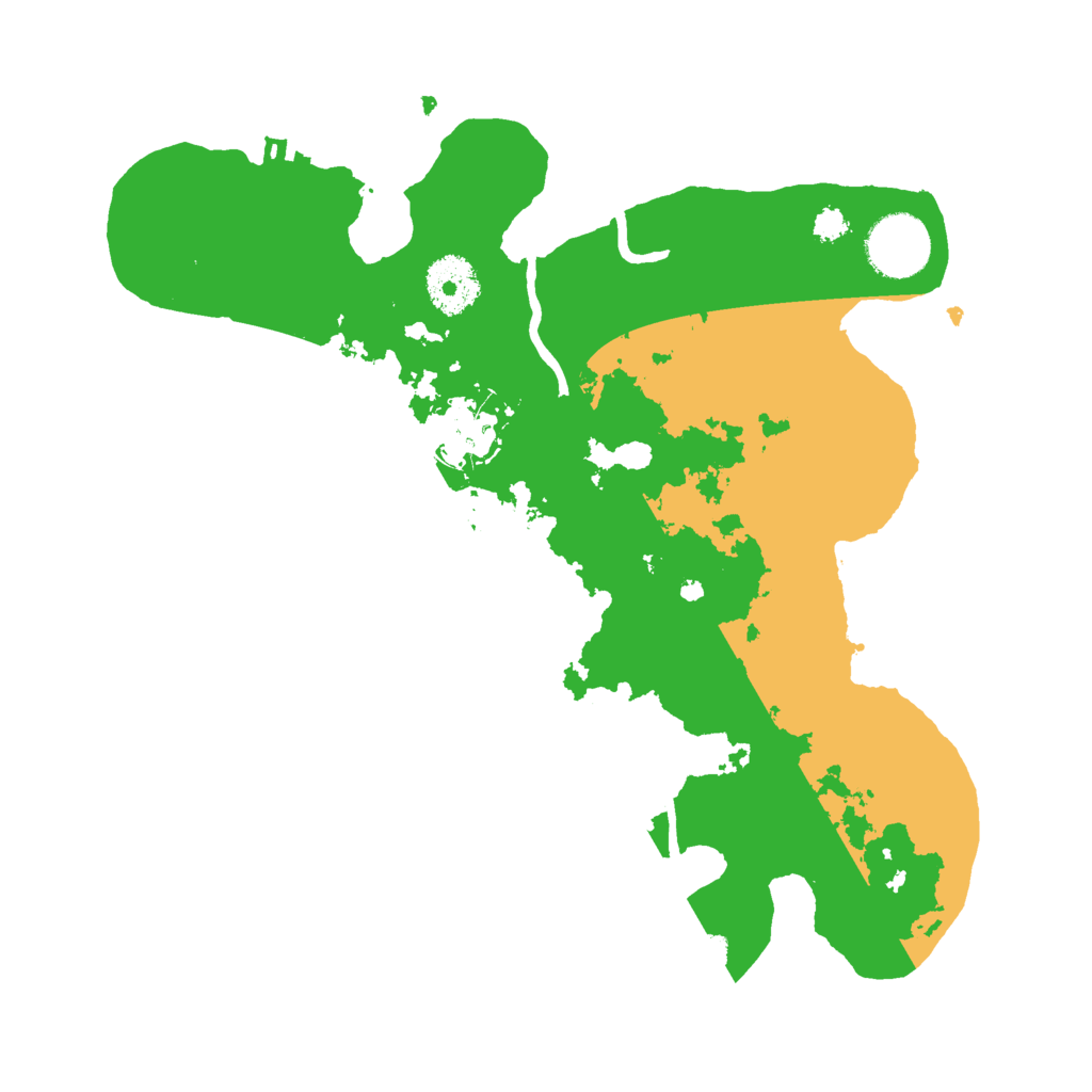Biome Rust Map: Procedural Map, Size: 3000, Seed: 5210938