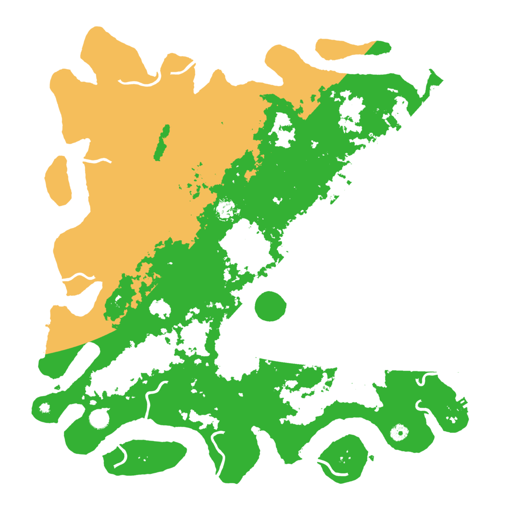 Biome Rust Map: Procedural Map, Size: 4500, Seed: 950571067