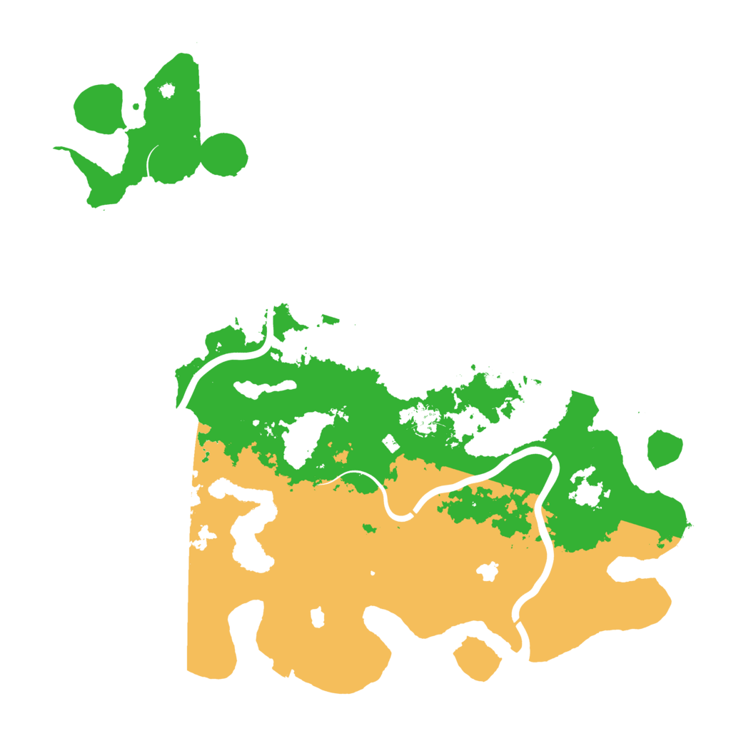 Biome Rust Map: Procedural Map, Size: 4500, Seed: 58638099