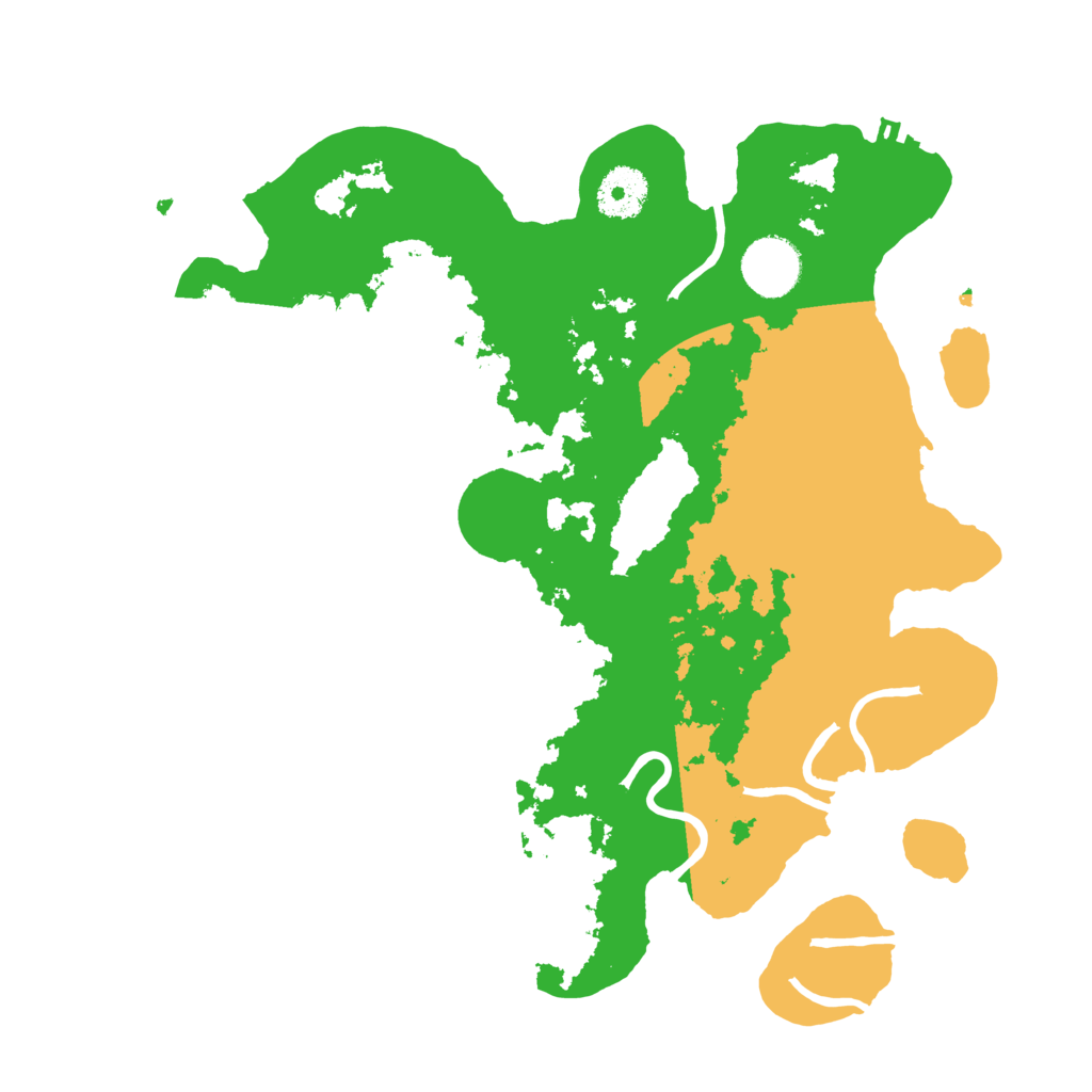 Biome Rust Map: Procedural Map, Size: 3250, Seed: 1818387376