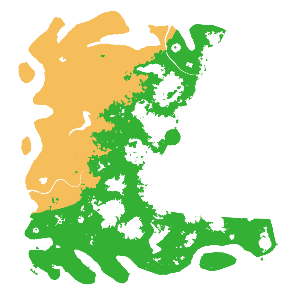 Biome Rust Map: Procedural Map, Size: 5000, Seed: 252168809