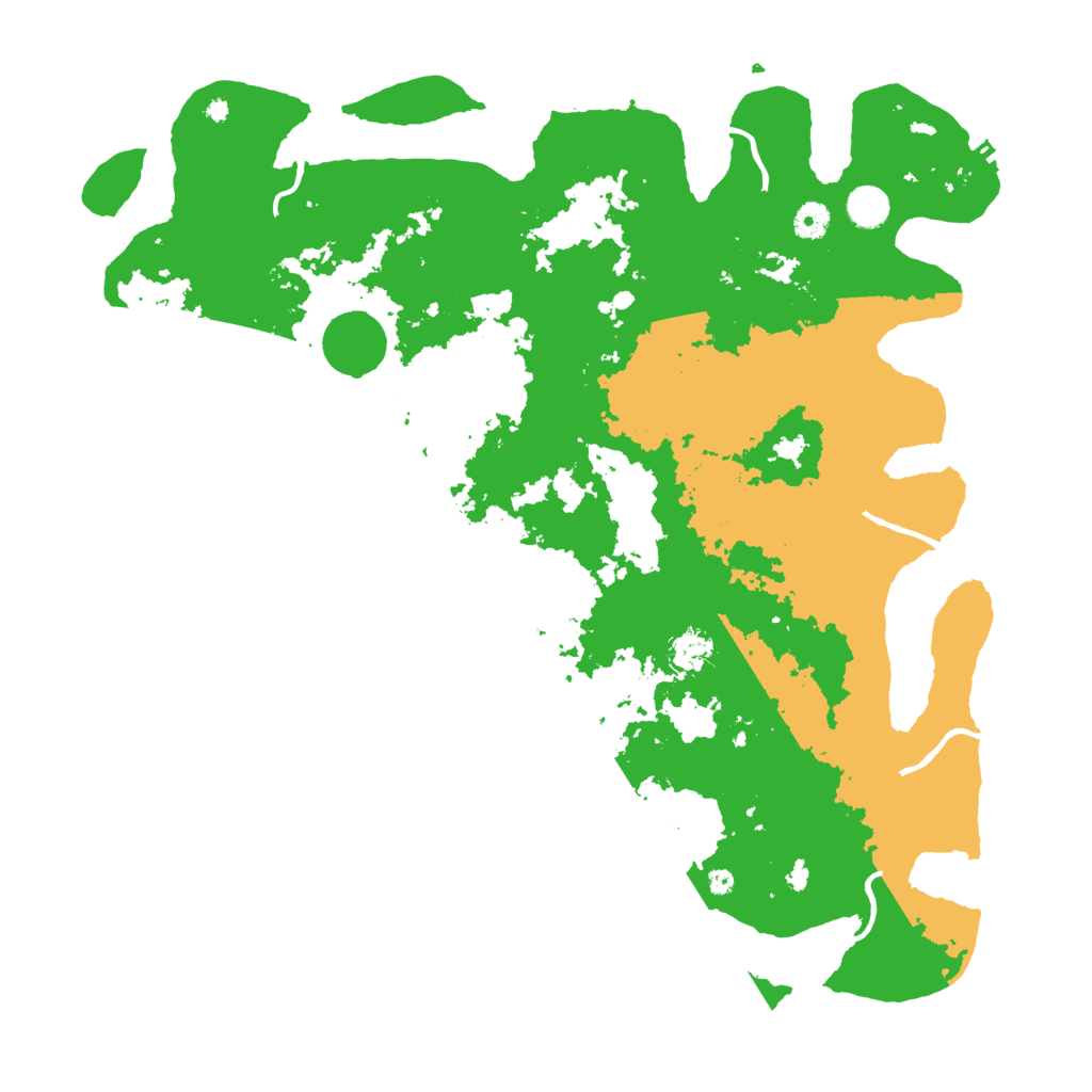 Biome Rust Map: Procedural Map, Size: 4500, Seed: 230302