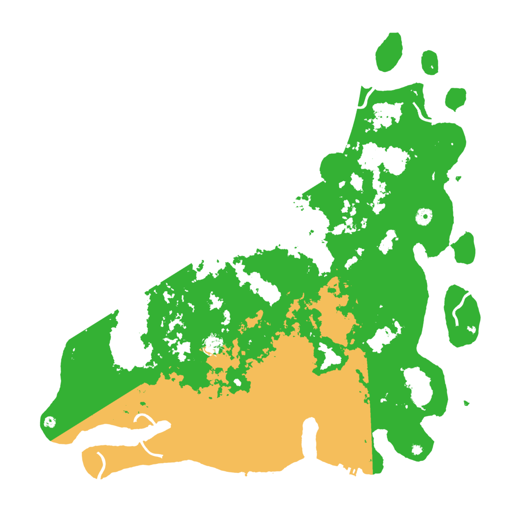 Biome Rust Map: Procedural Map, Size: 4500, Seed: 1153187472