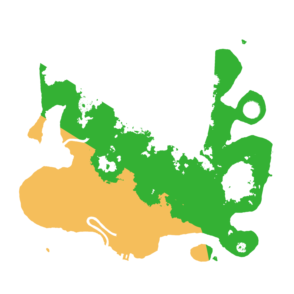 Biome Rust Map: Procedural Map, Size: 3000, Seed: 659171086