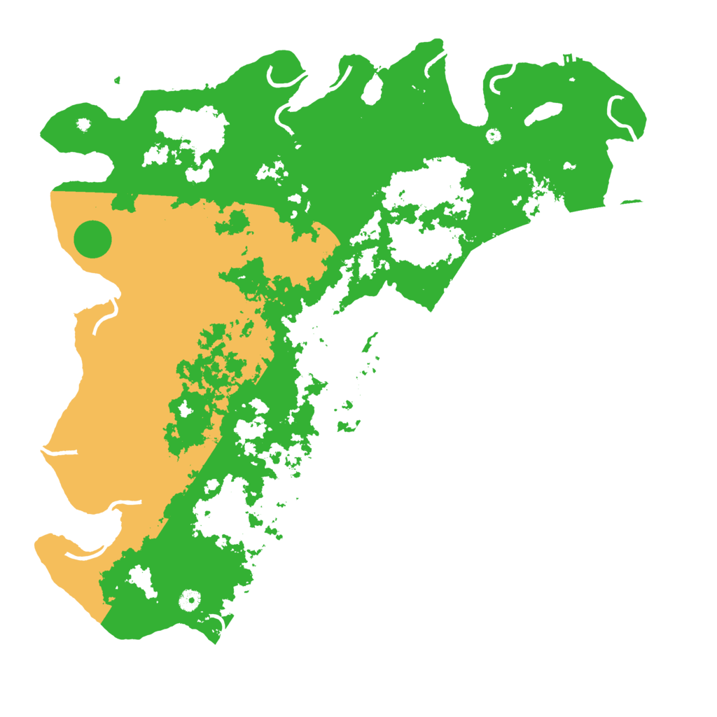 Biome Rust Map: Procedural Map, Size: 5000, Seed: 1050810797