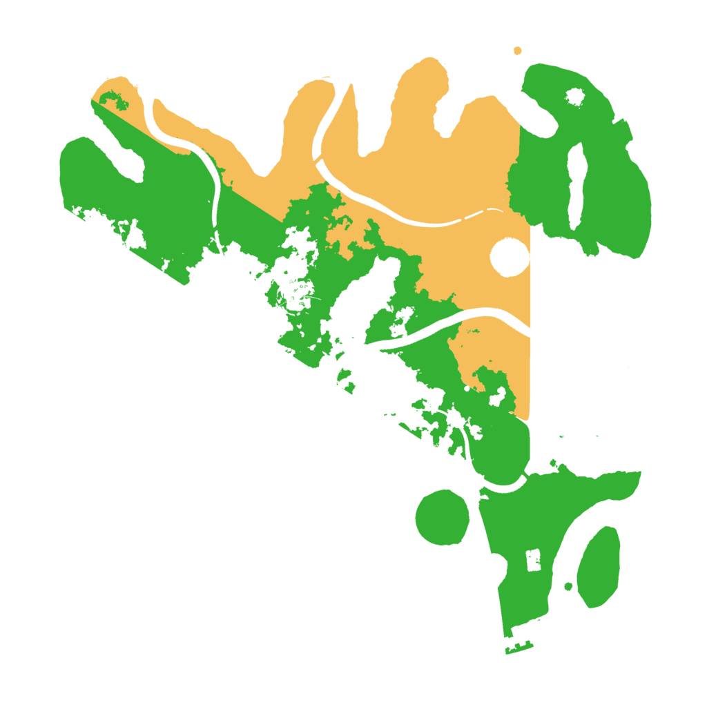 Biome Rust Map: Procedural Map, Size: 3500, Seed: 1515312161