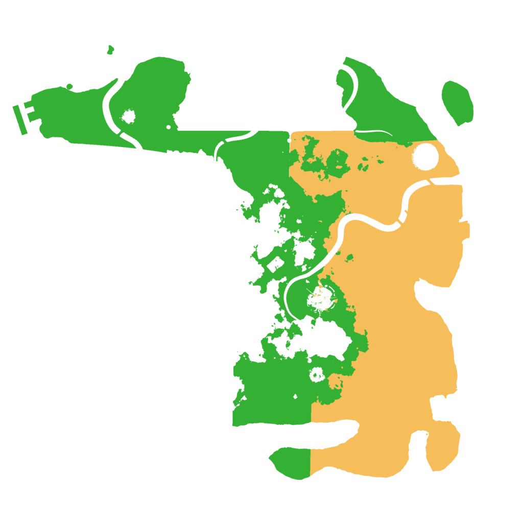 Biome Rust Map: Procedural Map, Size: 3500, Seed: 412094598