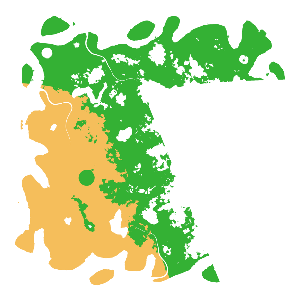 Biome Rust Map: Procedural Map, Size: 5000, Seed: 501238