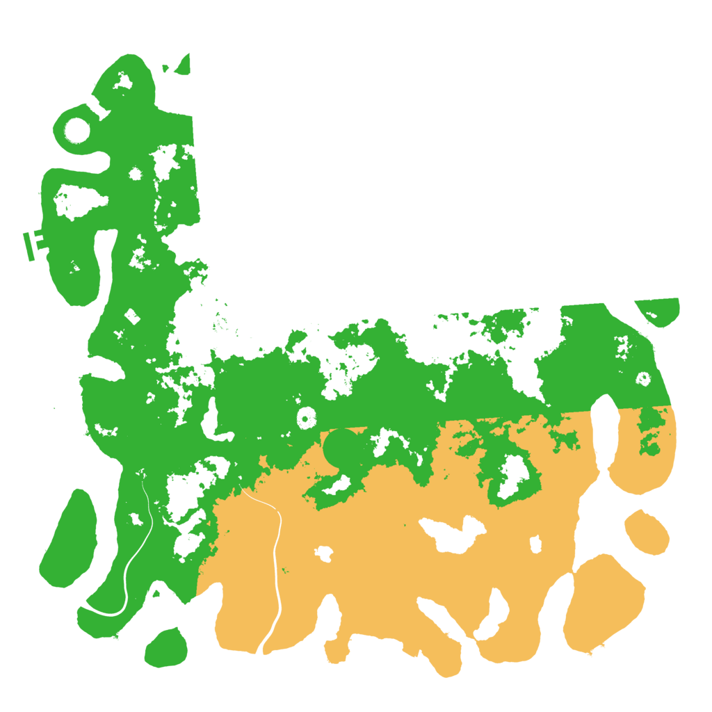 Biome Rust Map: Procedural Map, Size: 5000, Seed: 13882