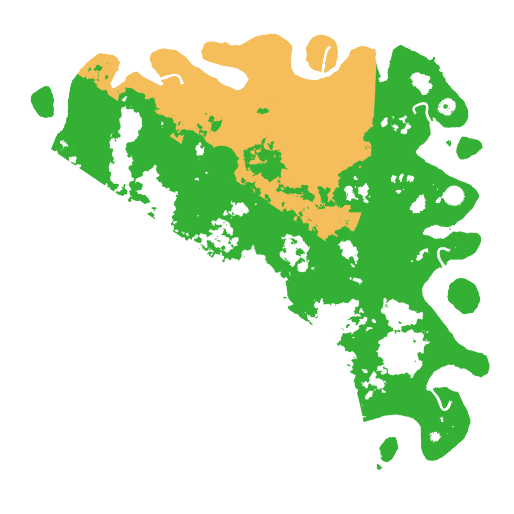 Biome Rust Map: Procedural Map, Size: 4500, Seed: 1818461028