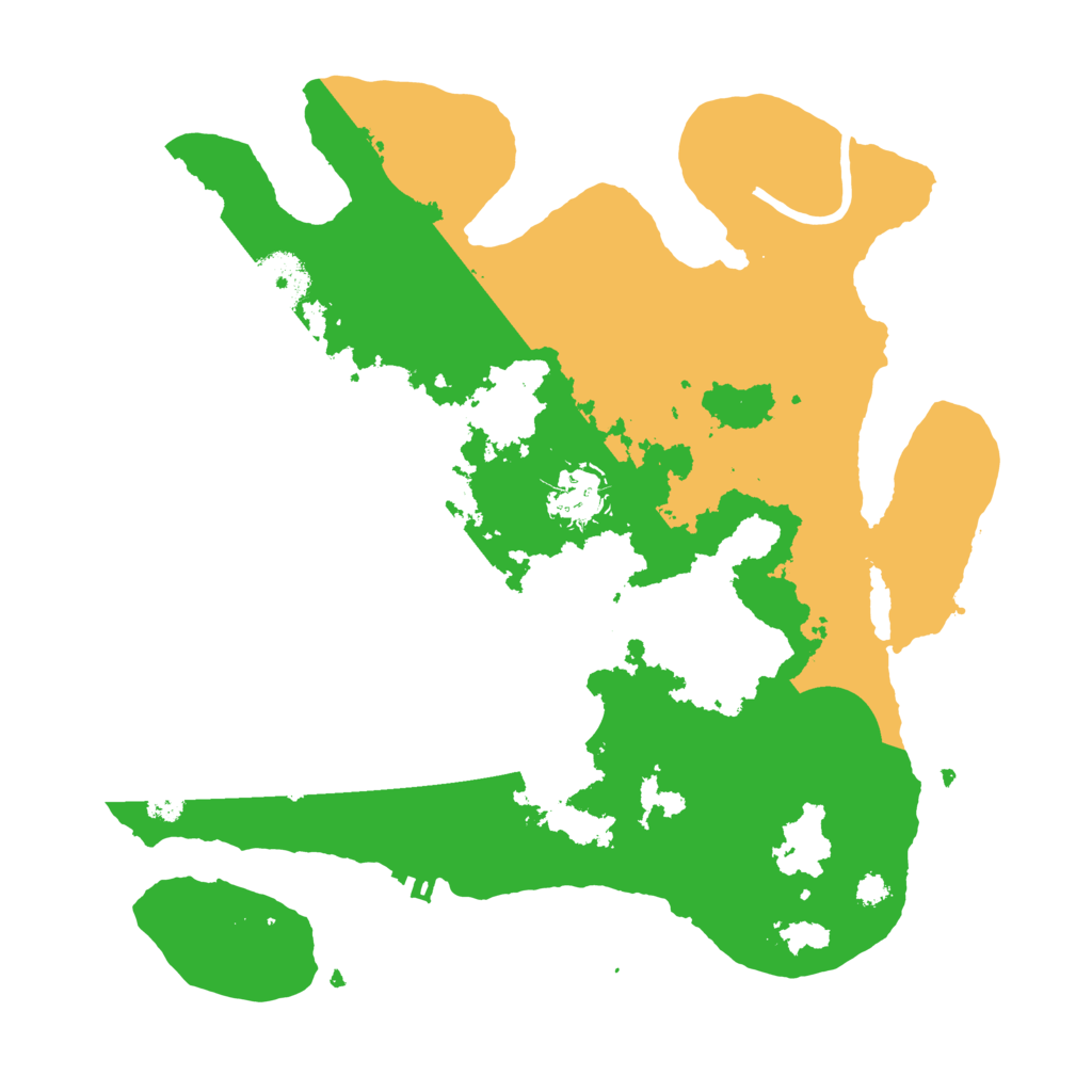 Biome Rust Map: Procedural Map, Size: 3200, Seed: 735091336