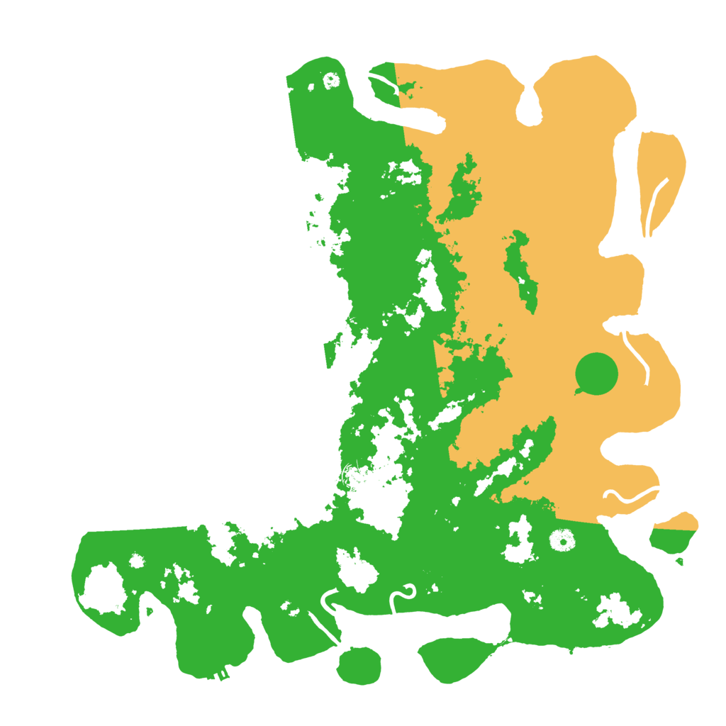 Biome Rust Map: Procedural Map, Size: 4500, Seed: 287960127