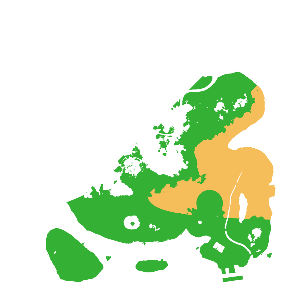 Biome Rust Map: Procedural Map, Size: 3000, Seed: 21892