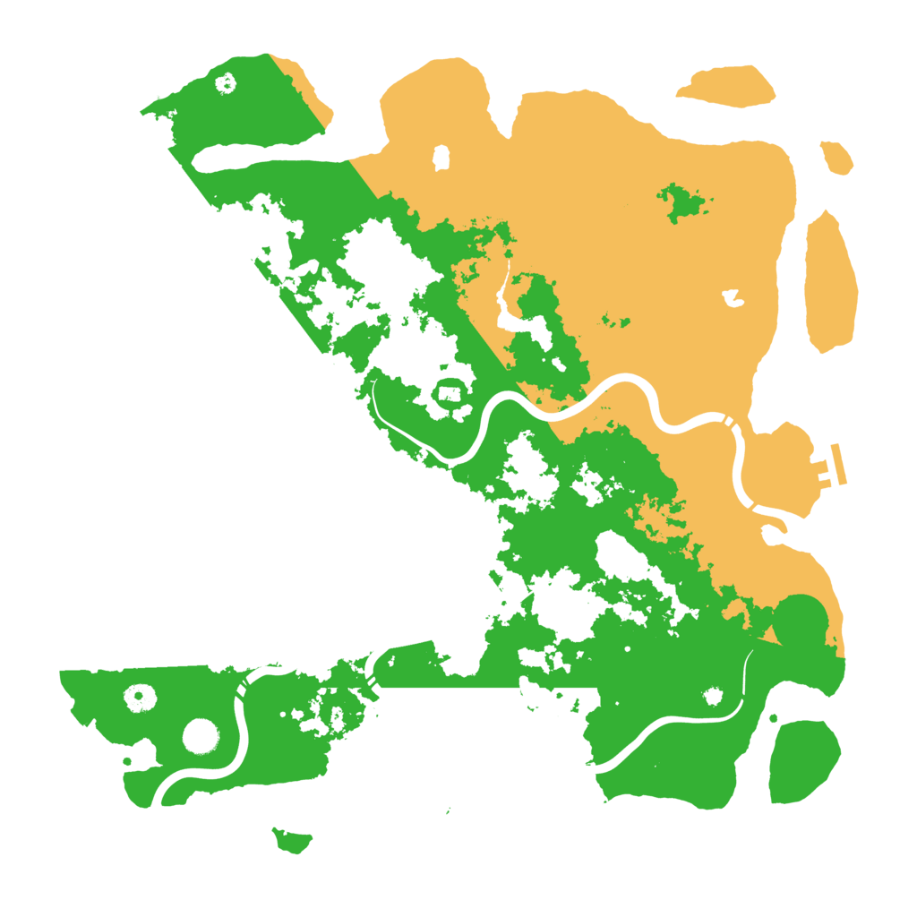 Biome Rust Map: Procedural Map, Size: 4500, Seed: 751759657