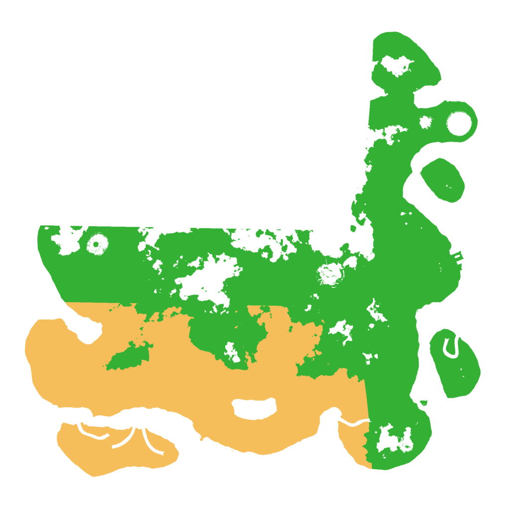 Biome Rust Map: Procedural Map, Size: 3700, Seed: 916522947