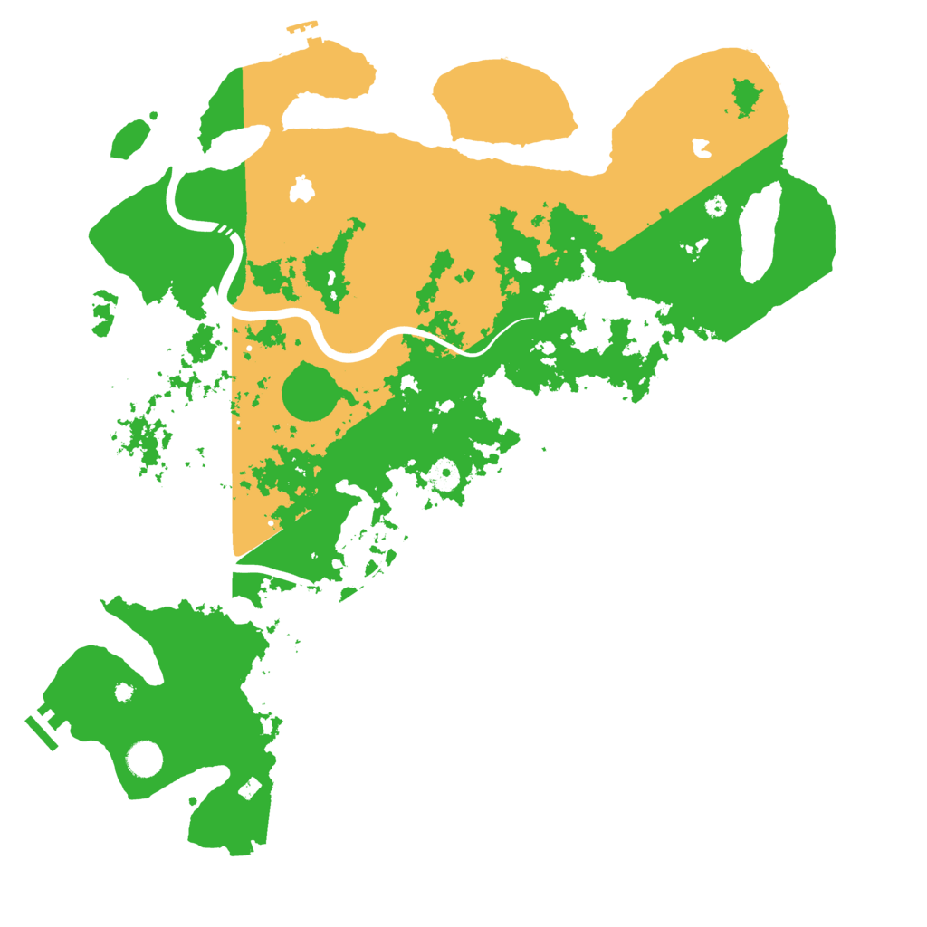 Biome Rust Map: Procedural Map, Size: 4500, Seed: 1181891775