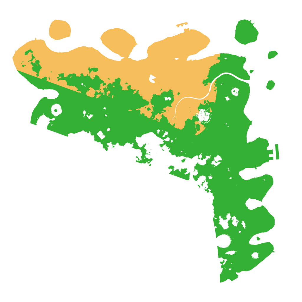 Biome Rust Map: Procedural Map, Size: 4000, Seed: 397345749