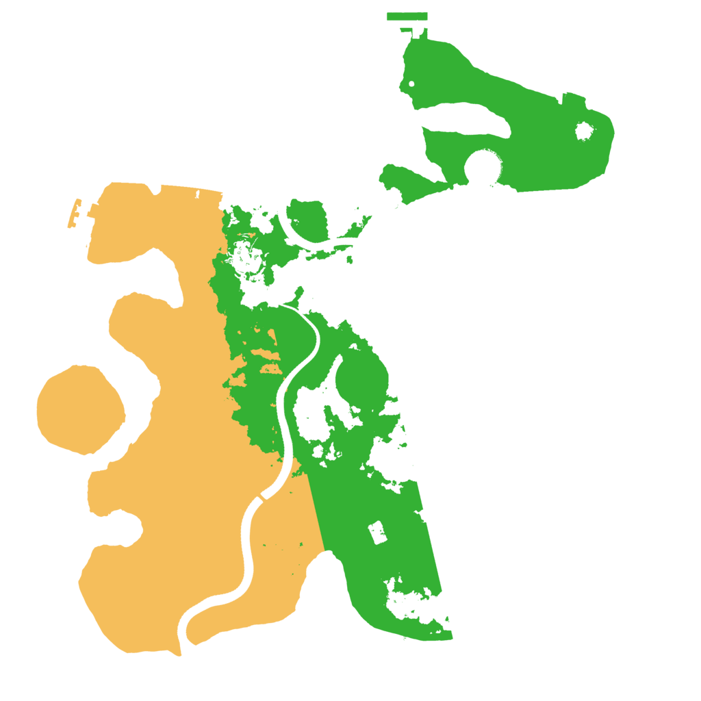 Biome Rust Map: Procedural Map, Size: 3500, Seed: 1673588204