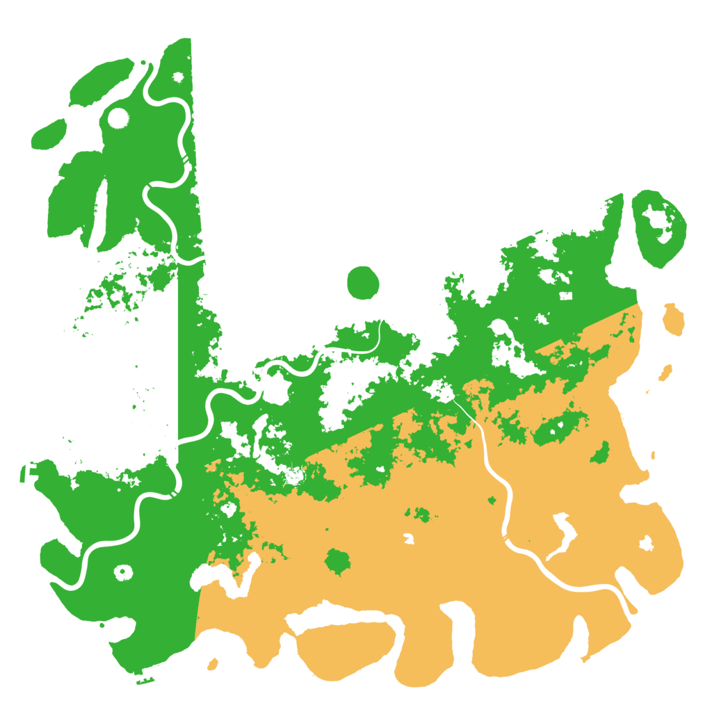 Biome Rust Map: Procedural Map, Size: 6000, Seed: 3032010