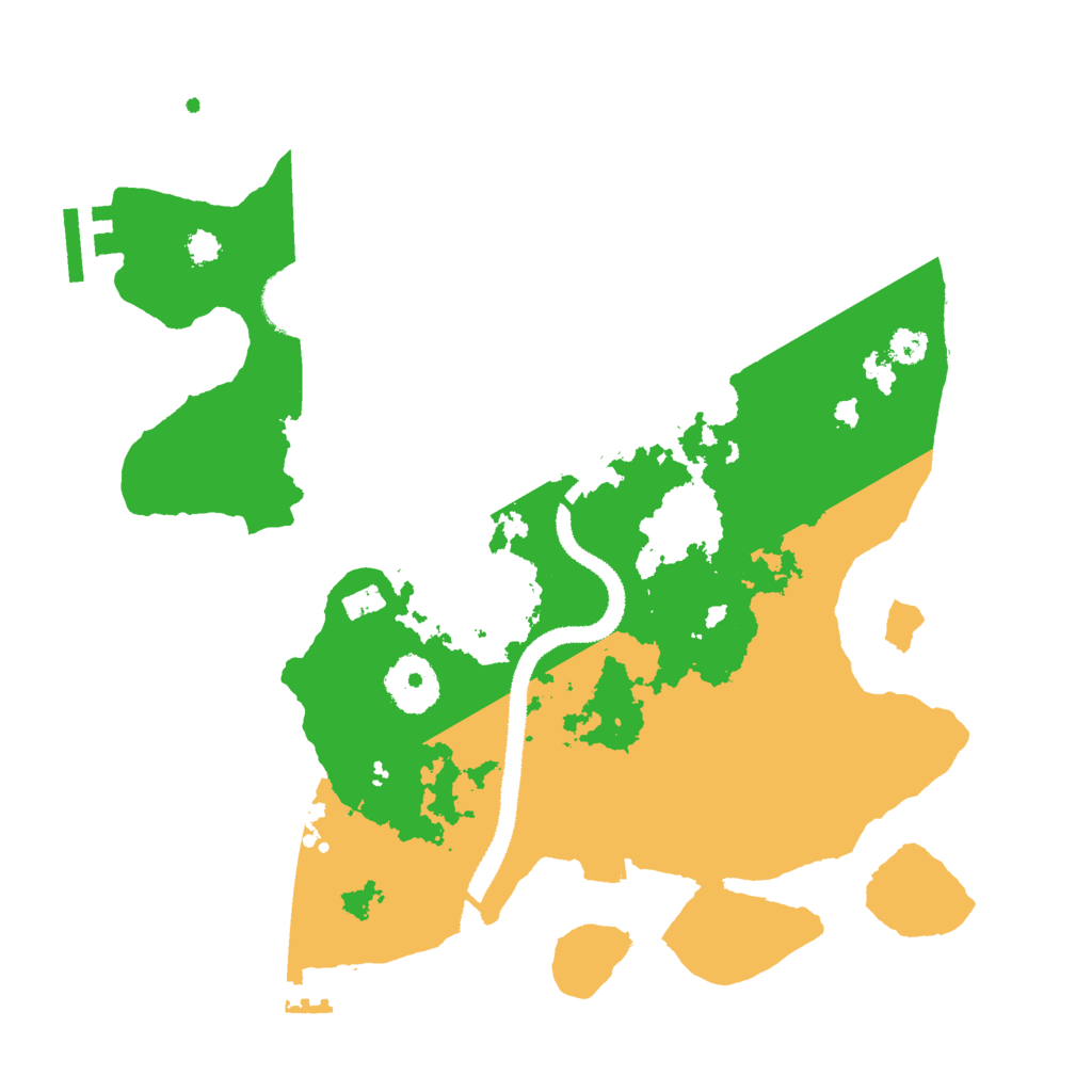 Biome Rust Map: Procedural Map, Size: 3000, Seed: 5005