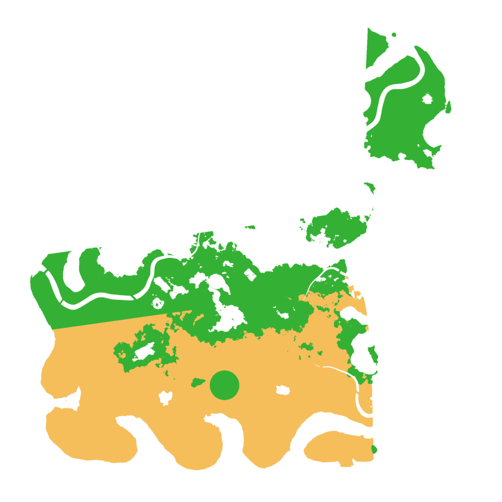 Biome Rust Map: Procedural Map, Size: 4500, Seed: 7548674