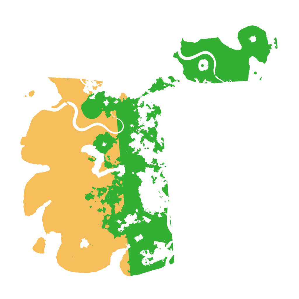 Biome Rust Map: Procedural Map, Size: 4096, Seed: 249813929
