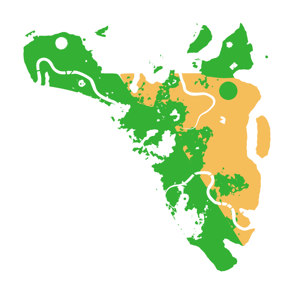 Biome Rust Map: Procedural Map, Size: 4250, Seed: 4401