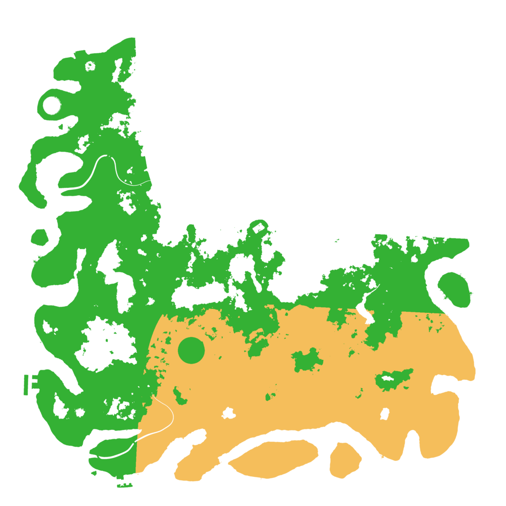 Biome Rust Map: Procedural Map, Size: 5000, Seed: 28233