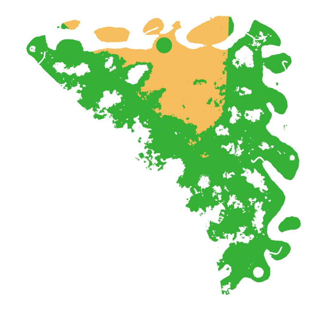 Biome Rust Map: Procedural Map, Size: 5200, Seed: 304246