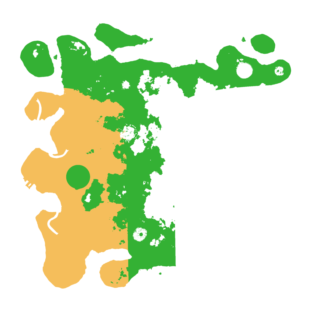 Biome Rust Map: Procedural Map, Size: 3500, Seed: 1236535347