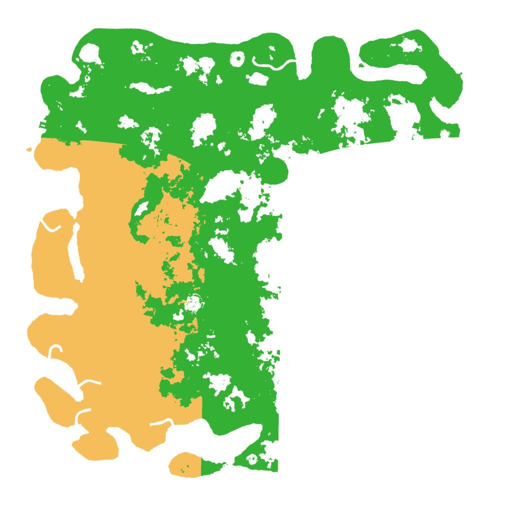 Biome Rust Map: Procedural Map, Size: 5000, Seed: 1421376403