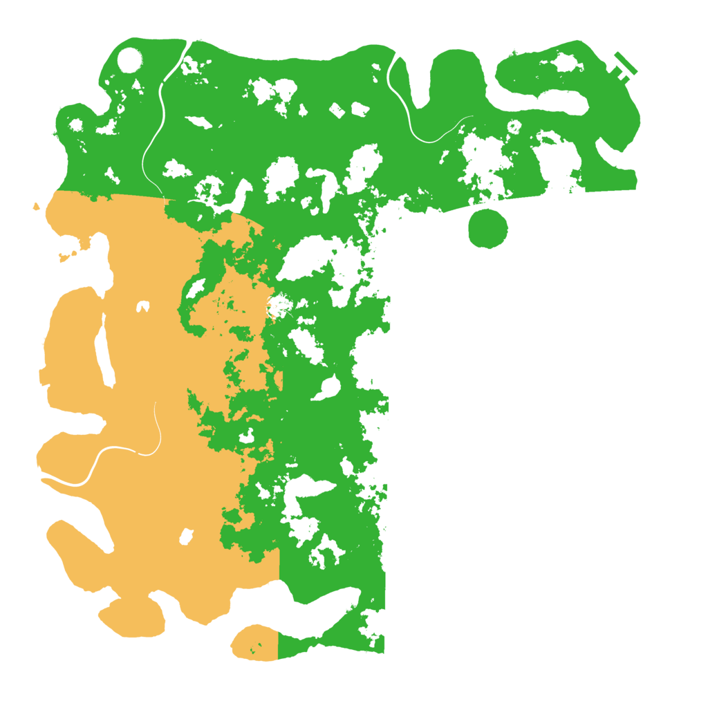 Biome Rust Map: Procedural Map, Size: 5000, Seed: 1421376403